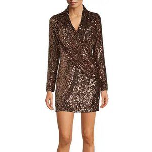 Belle Badgley Mischka Juliana Sequin Mini Sheath Dress. NWT!